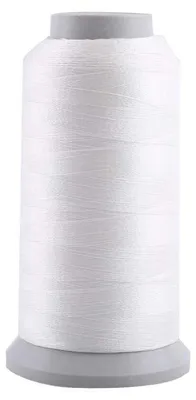 Leuchtendes Nähgarn, 3000 Yards, Weiß, Polyester, 150D/2, für Stickerei