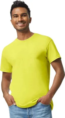 Image de Gildan - T-shirt lourd pour homme/femme unie RW7434 (S) (Vert sécurité)