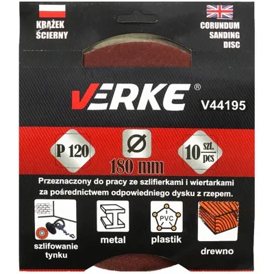 Produktbild von Schleifstempel 180mm P120 10stk 60281