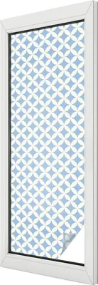 Zdjęcie produktu dla Folia witrażowa - 146x50 cm - wzór witrażowy - nieprzezroczysta dekoracyjna folia do ochrony prywatności - samoprzylepna, ochrona przed promieniowaniem UV - geometryczna elegancja