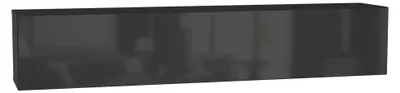 Immagine prodotto di raumhirsch, pensile a parete, nero, nero lucido, dimensioni 160 x 30 x 29 cm