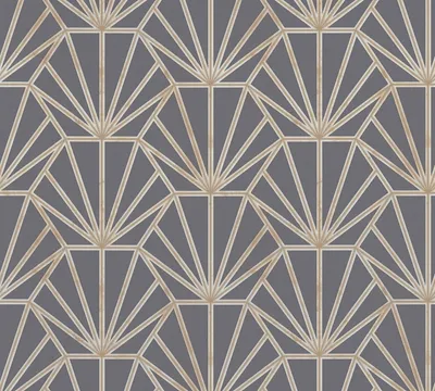 Produktbild von Daniel Hechter Art Deco Tapete Designertapete Vliestapete blau gold weiß 10,05 m x 0,53 m