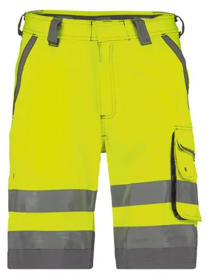 Produktbild von Dassy Warnschutz Short Lucca PESCO74 Gr. 53 neongelb/zementgrau