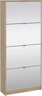 Immagine prodotto di Dmora Scarpiera Aepytus 24.05x70.3x162h cm Marrone Rovere, 24 Paia 4 Ante