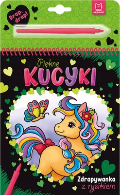 Produktbild von Piękne Kucyki. Zdrapywanka z rysikiem dla dzieci