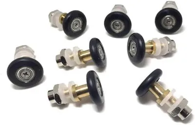 Produktbild von 8-teiliges Set Nylonrollen 25mm/27mm für Schiebetüren