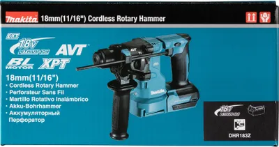 Obrázok produktu pre Akumulátorové vŕtacie kladivo Makita DHR 183 Z 18 V 1,7 J SDS-Plus Brushless Solo - bez batérie, bez nabíjačky