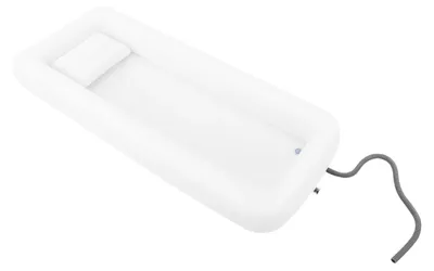 Produktbild von Aufblasbare Badewanne - Badewanne für Erwachsene - 195×90 cm - Aufblasbares Kissen - Elektrische Luftpumpe - PVC - Weiß