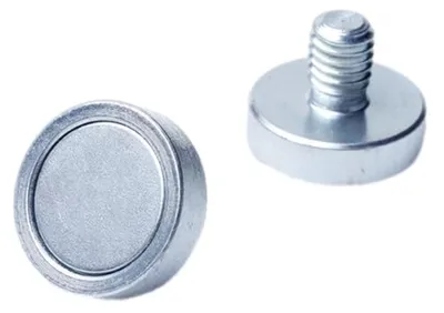Produktbild von 10 Neodym Topfmagnete mit M6 Außengewinde, starke Haftmagnete für Werkstatt und industrielle Anwendungen