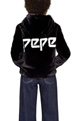 Produktbild von Pepe Jeans Damen Marthies Pelzjacke mit Kapuze XS