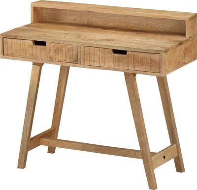 Zdjęcie produktu dla Biurko Living Store 100x45x90 cm Surowe lite drewno mango
