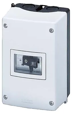 Produktbild von Siemens Aufbaugehäuse IP55 N E-Klemme 3RV1913-1CA00 (3RV19131CA00)