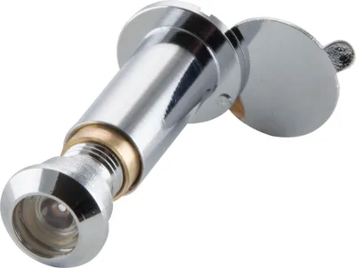 Immagine prodotto di Visore per porta ø 12 mm, grandangolo 170°, TS 35-80 mm, ottone cromato