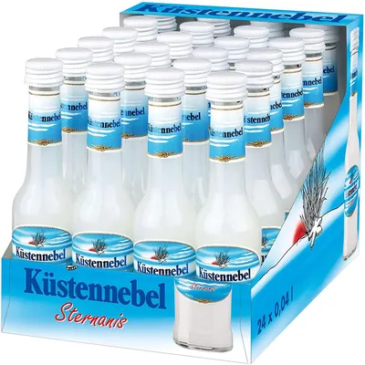 Produktbild von Küstennebel mit feinem Sternanis Kräuterlikör 21.8 Prozent 24 x 40ml