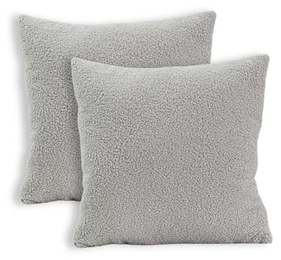 Image de Coussin décoratif Lumali gris 40 x 40 cm, housse en tissu bouclé, décoration de salon, housses de coussin es OEKO-TEX