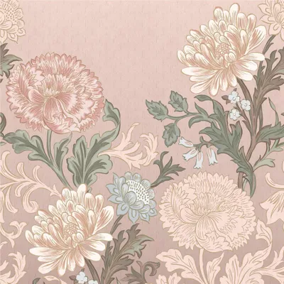 Produktbild von Fototapete 552249 Vliestapete Blumen Floral 200 x 300 cm Rasch Selection Rosa