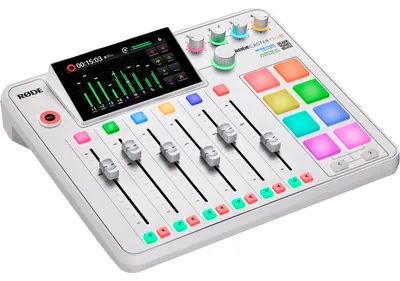 Image de Rode RODECaster Pro II blanc Podcast-Studio (RCPIIW)