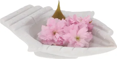 Produktbild von Dekoschale aus Marmor in Handform, Weiß, 5*22*17 cm, Schalen