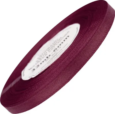 Produktbild von Satinband 6 mm - kastanienbraun- 32 lfm