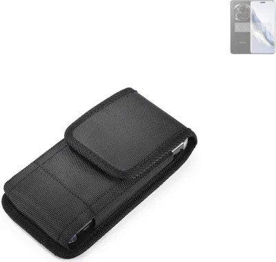 Produktbild von Holster Gürteltasche kompatibel mit Honor Magic6 Pro Holster Gürtel Tasche wasserabweisend Handy Hülle Schutz Hülle Outdoor schwarz K-S-Trade