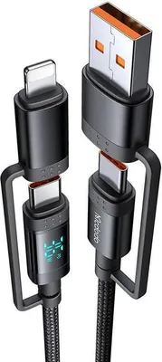 Zdjęcie produktu dla Mcdodo Kabel Usb-C Usb 4W1 Szybkie Ładowanie Do Iphone Lightning Pd 60W 1M