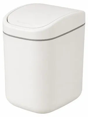 Immagine prodotto di Verk 27674: Mini cestino con coperchio, capacità 2 litri, colore bianco