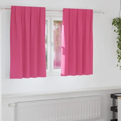 Produktbild von Verdunkelungs-Vorhänge mit Ringen 2 pcs Helles Pink