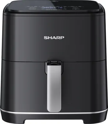 Produktbild von SHARP AF-GS552AE-B Heißluft-Fritteuse - 5.5L -1650 w, schwarz/silber