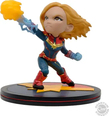 Produktbild von Quantum Mechanix Captain Marvel Q-Fig Diorama Figur 9 cm QMXMVL-0041