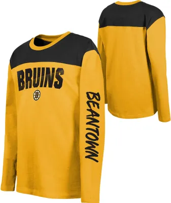 Obrázok produktu pre Detské tričko Boston Bruins NHL Unbeaten Run Ls Crew Nk Veľkosť: Kids S (6 - 9 rokov)