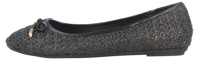 Produktbild von Fitters Footwear Lisett Ballerinas in Übergrößen Schwarz 2BB0882001 Black Polyurethangroße Damenschuhe