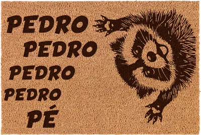 Produktbild von Kokos-Fußmatte „PEDRO PEDRO PEDRO PE“ 40x60 cm – Innenbereich