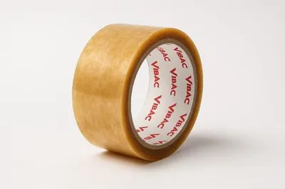 Zdjęcie produktu dla Taśma pakowa klejąca SOLVENT Transparent 48mm/60m VIBAC Kauczuk