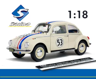 Obrázek produktu pro Solido Volkswagen Beetle 1303 Racer 53, Model klasického automobilu, Sestavený, 1:18, Volkswagen Beetle 1303 Racer 53, 1 kusů, Bílá