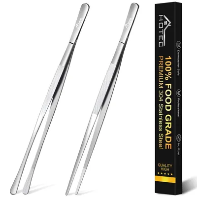 Productafbeelding van Roestvrijstalen barbecue-tang, 30 cm, set van 2