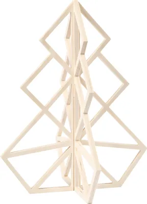 Produktbild von Creativ Company 56174, Weihnachtsbaumschmuck, Holz, Holz, 1 Stück(e), 320 mm, 400 mm