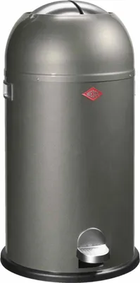 Produktbild von WESCO Tretabfalleimer 184631-13 KICKMASTER in GRAPHIT mit 33 Liter Volumen / Abfallsammler / Mülleimer