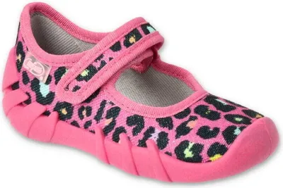 Produktbild von Mädchen Ballerinas Befado Speedy 109p256 rosa Leopard, Innensohle aus Leder