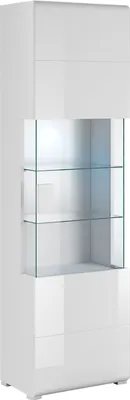 Produktbild von Vitrine Jules mit 1 Tür, Weiß, cm