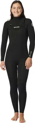Produktbild von Rip Curl D/patrol 3/2 Mm Perf Langarm-neoprenanzug Mit Brustreißverschluss Schwarz 6 Schwarz 6