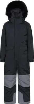 Produktbild von Mountain Warehouse - "Piste" Schneeanzug für Kinder, Wasserfest MW4828 (128) (Schwarz)