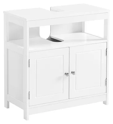 Immagine prodotto di Mobile sottolavello bianco opaco - Mobiletto da bagno - Contenitore - 60 x 30 x 60 cm
