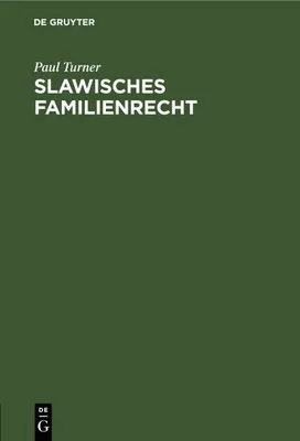 Produktbild von Slawisches Familienrecht