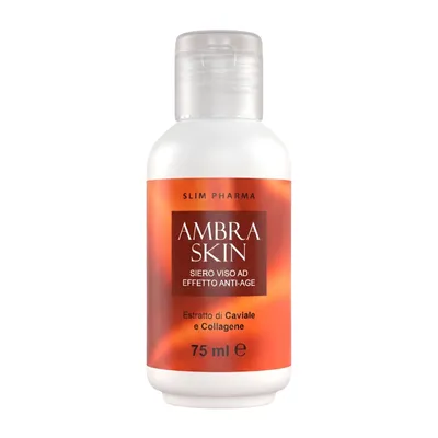 Productafbeelding van Ambra Skin Anti-Age Gezichtsserum 75 ml met Kaviaarextract en Collageen - Hydraterend en voor een Gladder Uitziende Huid - Dagelijkse Verzorging
