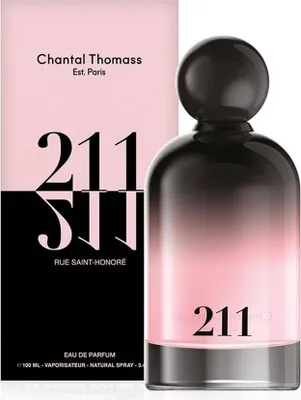 A perfume bottle and its box are displayed side-by-side against a white background.