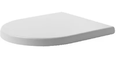 Produktbild von Duravit Starck 3 WC-Sitz, Edelstahl-Scharniere, 430x450mm, verlängert, 0067710000