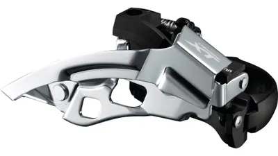 Image de SHIMANO FD-T8000-L-3 dérailleur Deore XT, 3x10 vitesses, top-swing, dual pull, 63-66°, low-clamp, noir