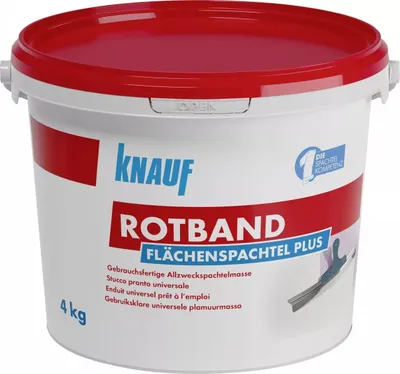Produktbild von Knauf Rotband Flächenspachtel Plus 4 kg