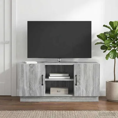 Produktbild von vidaXL TV-Schränk 102 x 34,5 x 47 cm Sonoma-Grau Holzwerkstoff