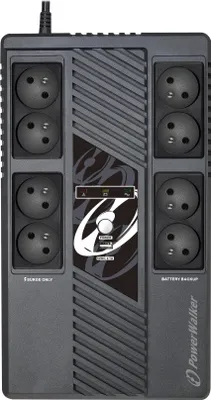 Produktbild von PowerWalker VI 800 MS FR, Line-Interaktiv, 0,8 kVA, 480 W, Sine, 170 V, 280 V